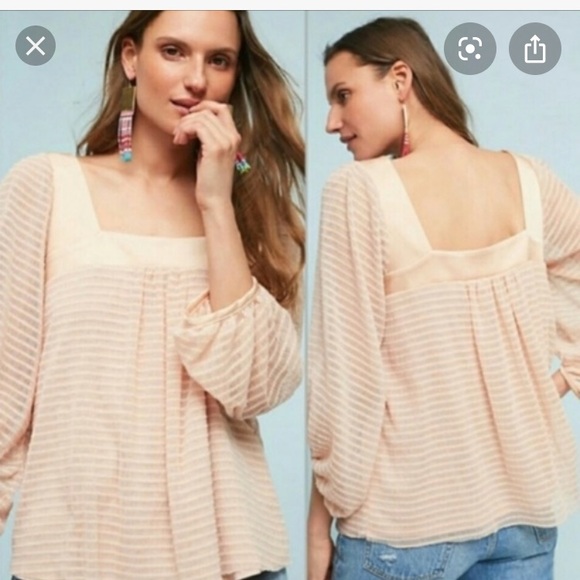 Anthropologie Tops - Anthropologie Meadow Rue Allyson Square Neck Top